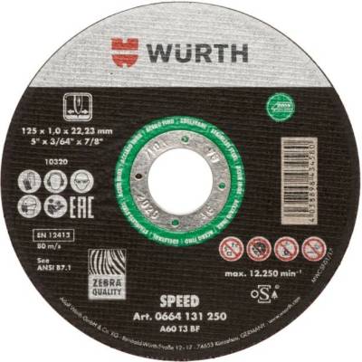 Würth Rezný kotúč 150 x 16 / 22 mm 0664131501