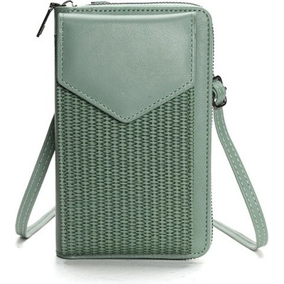 Kabelka TopQ Twill na mobil s popruhem 129698 zelená