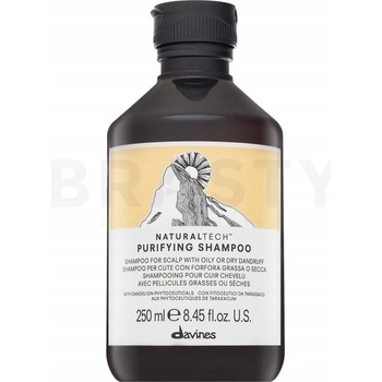 Davines NATURALTECH Purifying čistící šampon na mastné nebo suché lupy 250 ml