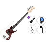 PSD Guitars PCB-100 Standard SET White Електрическа бас китара