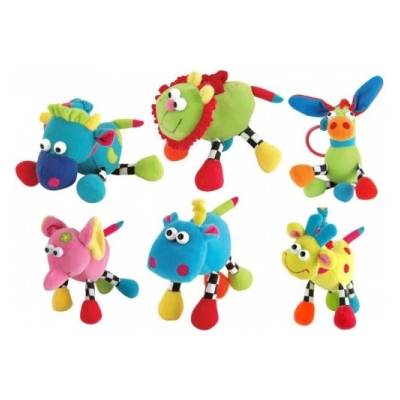 Canpol babies Играчка мека дрънкаща Crazy Animals DF (2/284C)