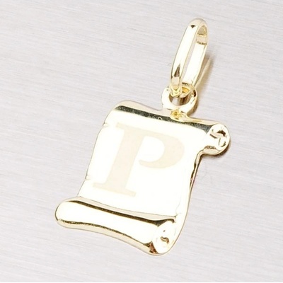 Zlatý přívěsek písmenko P 43-2064P