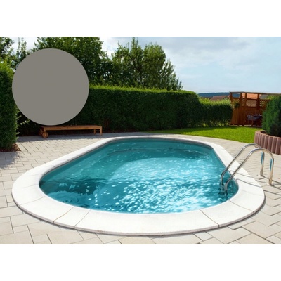 BWT Bazénová fólie obdélník 800 x 400 x 150 cm šedá s klínovým lemem P3 s tvarovanými rohy