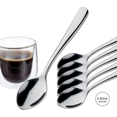 Cilio ROMA lžička na espresso 10 5 cm - sada 6 ks