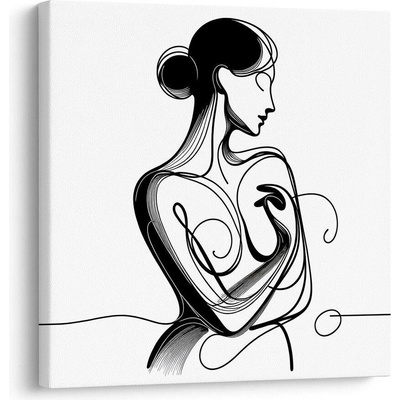 Obraz linie ženské elegance - 50x50