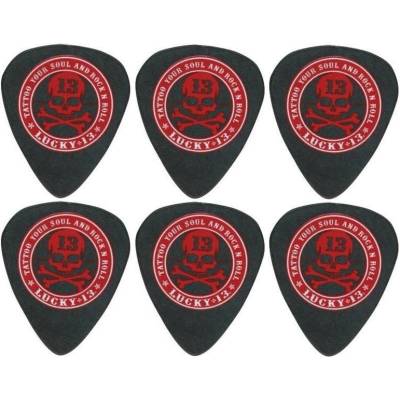 Dunlop L12R 0.73 LUCKY 13B Перце за китара (L12R73-6PACK-SET)