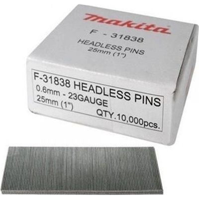 Makita F-31838 - Kolářské hřebíky pinky délka 25 mm (bal. 10 000 ks)