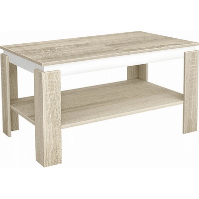 Ратегателна холна маса Галена дъб сонома и бяло