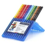 STAEDTLER Цветни моливи Ergosoft 157 в PVC кутия 12 цвята