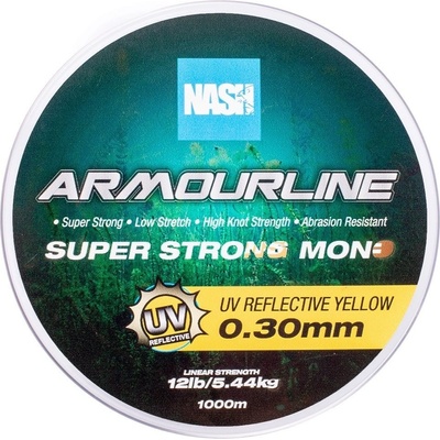 Kevin Nash Armourline Super Strong Mono UV Yellow 1000 m 0,30 mm 5,44 kg