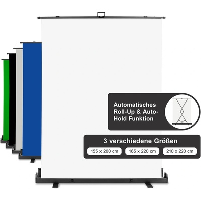 Walimex pro Roll-up Panel Background 155x200cm white