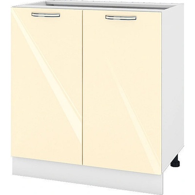 ИРИМ Долен кухненски шкаф Сити БФ-Бежово гланц-05-23 80 см