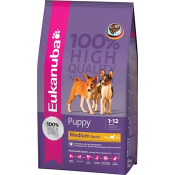 Eukanuba Puppy & Junior Medium Breed 2 x 15 kg