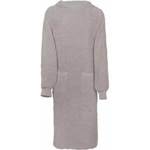 vidaXL Одеяло с качулка KINN Сив XL Памук (4100893)