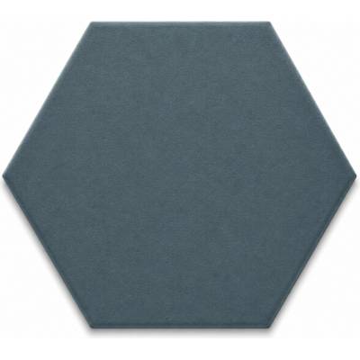 Čalouněný nástěnný panel HEXAGON 30x26 cm tyrkysová MyBestHome