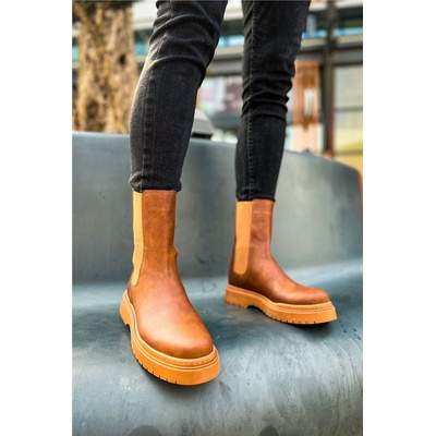 Chekich Мъжки боти ch223 crt - Таба #370911 (370911_Светло кафяв)