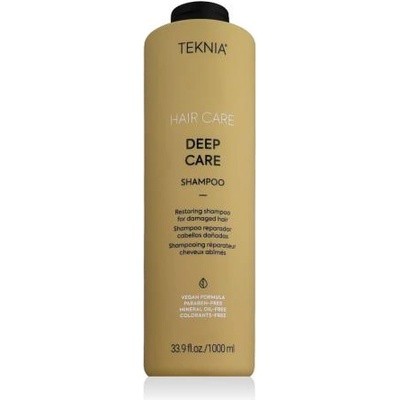 Lakmé Teknia Deep Care Shampoo 1000 ml регенериращ шампоан за изтощена коса унисекс