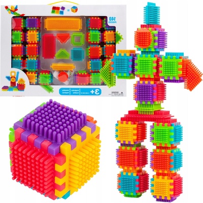 Doris barevná konstrukční stavebnice Hedgehog Blocks 90 ks