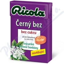 RICOLA Černý Bez bez cukru, 40 g