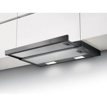 Faber FLEXA NG GLASS BK A60 Черна телескопична аспираторна шапка 60 см (FLEXA NG GLASS BK A60)