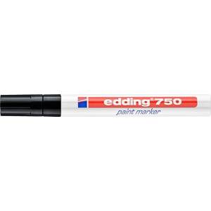 edding Лаков маркер, 2-4 мм, edding "750", черен 4-750001 (4-750001)