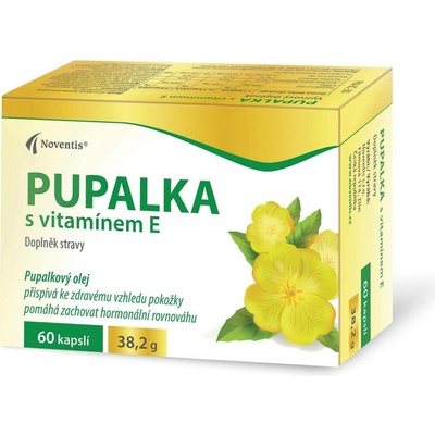 Noventis Pupalka s Vitamínem E 60 kapslí