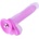 HiSmith HSA81 Silicone Glowing Realistic Dildo KlicLok 9.65" Pink