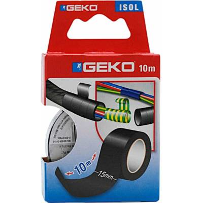 Geko Páska izolačná 15 mm x 10 m čierna