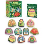 Running Press Комплект магнити Ugly Christmas Sweater Magnets, 10 броя