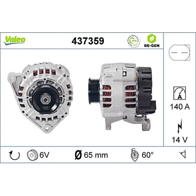 generátor VALEO 437359