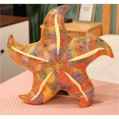 shumee Maskot Plyšový Vankúš Hviezdica Žltý 20 cm