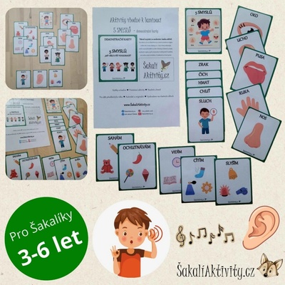 5 SMYSLŮ - demonstrační karty Provedení: PDF soubor