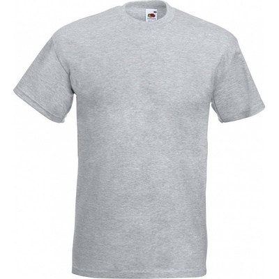 Fruit of the Loom tričko Super Premium sivá melírová