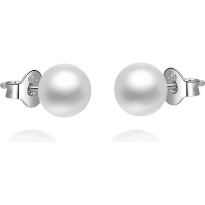 Nubis stříbrné náušnice s perličkami NB-3803