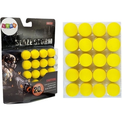 LEAN Toys 2 cm BB strely do pušky 20 ks