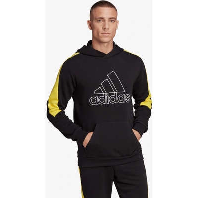 adidas Mikiny M FI BOS Hoodie Černá
