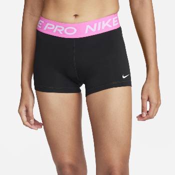 Image 1 of Nike Дамски къси панталони Nike Pro Three Inch Shorts Womens - Blk/Ply Pnk/Wht