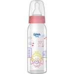 Wee Baby Стъклено шише Wee Baby Classic, 250 ml, розово (876) - baby