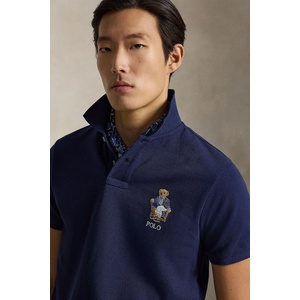Ralph Lauren тениска с яка мъжка от памук (710B18546)