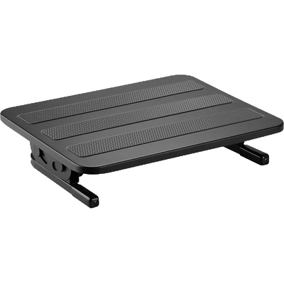 LogiLink Свободностояща, накланяща се поставка за крака, 300x380 mm, ъгъл на наклон 20 /+20, гумено покритие против хлъзгане, черна