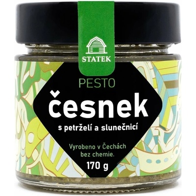 Hradecké delikatesy - Pesto cesnak s petržlenom a slnečnicou 170 g