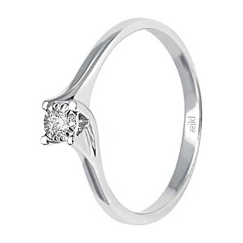 Bliss Дамски златен пръстен с диамант Bliss 20069892 (20069892)