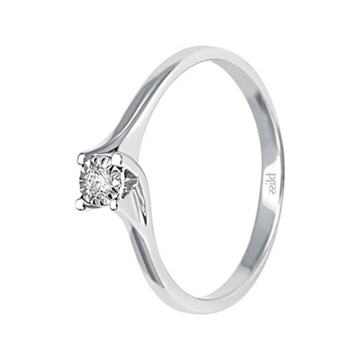 Bliss Дамски златен пръстен с диамант Bliss 20069892 (20069892)