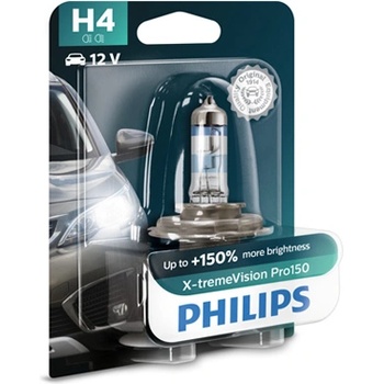 Image 1 of Philips Крушка, фар PHILIPS H4, 12V, 60/55W, 3600K, 1650/1000lm, 1 бр