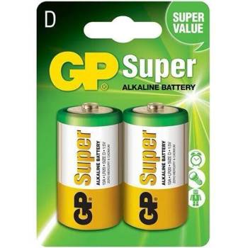 Image 1 of GP Batteries Батерии алкални GP Super GP-BA-13A-U2, LR20, 1.5V, 2 бр
