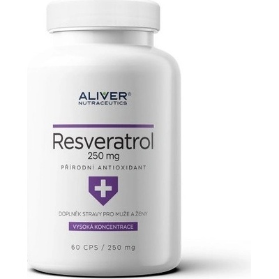 Aliver Resveratrol 250 mg 60 kapslí