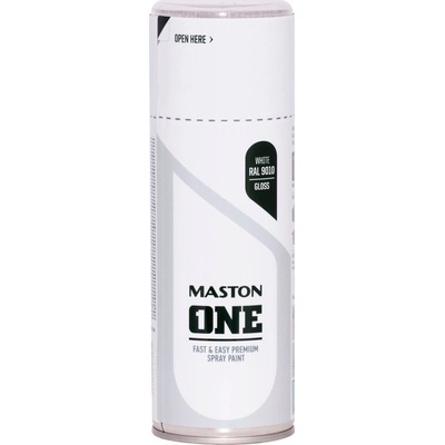 MASTON One - akrylová - RAL 9010 - biela - 400 ml