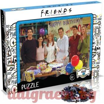 Image 1 of Winning Moves Пъзел Friends WM00940 - 1000 части - Рожден ден (WM00940)