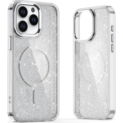 HQWear Glitter Case с MagSafe за Samsung Galaxy A26 5G - Бял (5907769375378)