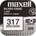 Maxell Бутонна батерия сребърна maxell sr516 sw -317- 1.55v (sr516 sw)